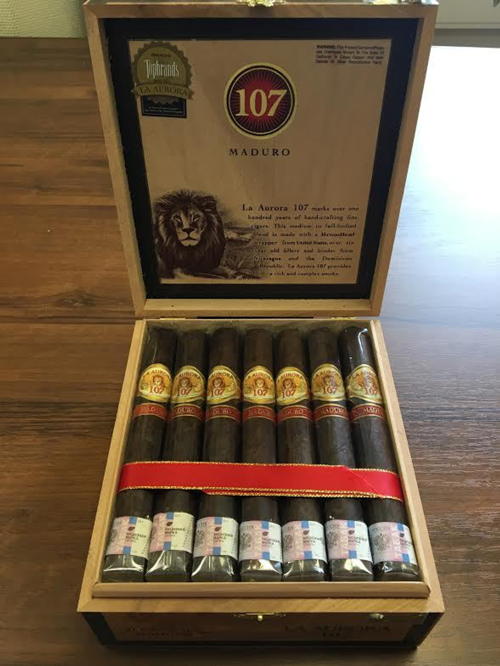 La Aurora 107 Maduro Gran