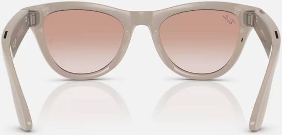 Ray-Ban Meta Skyler - RW4010 Shiny Chalky Gray, Cinnamon Pink (M 52-20) ( Розовый)