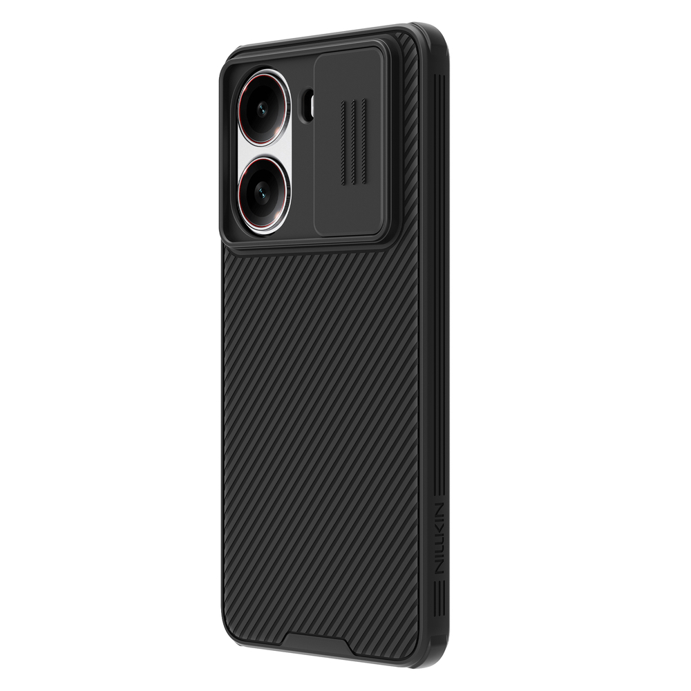Чехол усиленный с защитной шторкой для камеры от Nillkin на Xiaomi Redmi Turbo 4, серия CamShield Pro Case