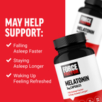 Force Factor, Мелатонин, 3 мг, 60 растительных капсул