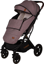 Прогулочная коляска luxmom 609 Коричневый текстиль