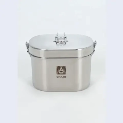 Котелок (Кан) Сплав стальной 2.1 с чехлом