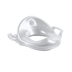 Накладка детская на унитаз (адаптер) с ручками молочный