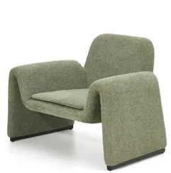 Кресло Melvia из зеленого шенилла