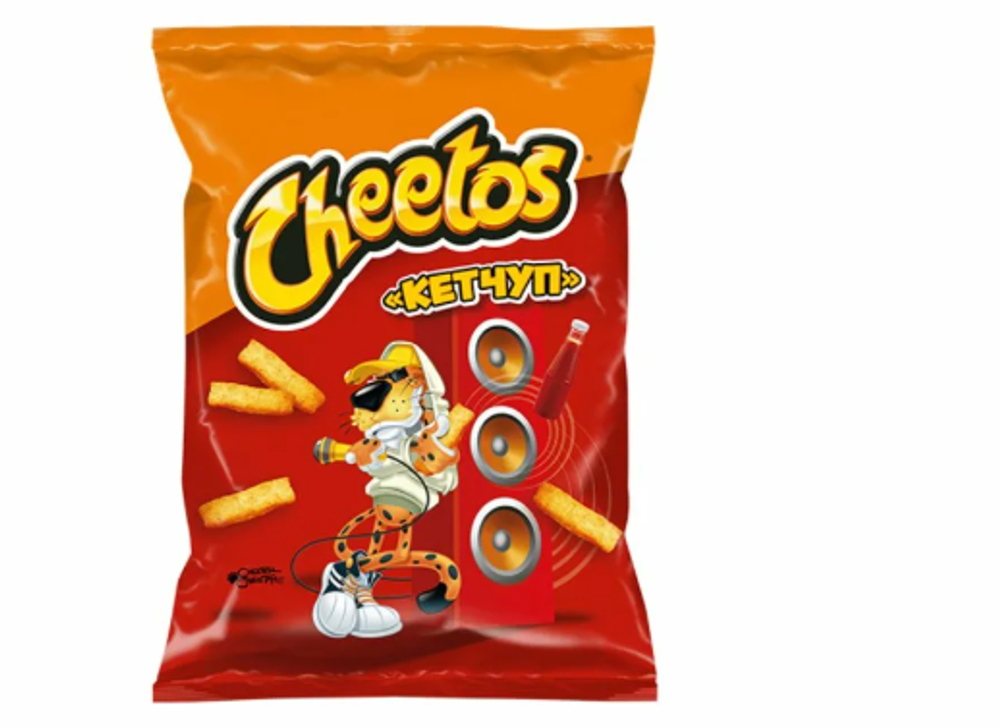 Кукурузные палочки "Cheetos" со вкусом кетчупа, 85г