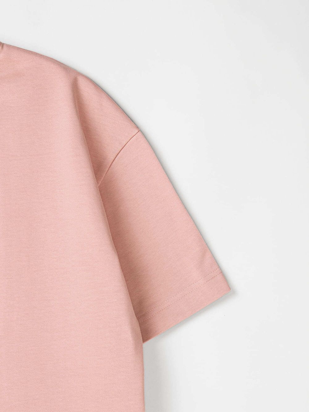 Футболка оверсайз из 100% хлопка "Персик" женская