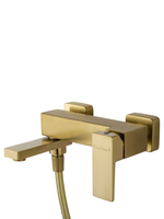 Смеситель для ванны с душем WONZON & WOGHAND CUBE 2.0, Брашированное золото (WW-88037068-BG)