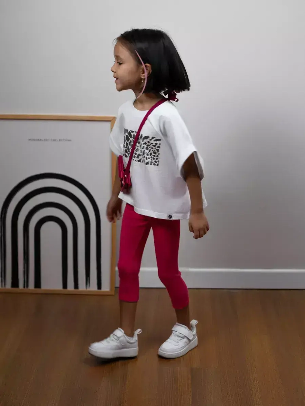 Бриджи в рубчик для девочки