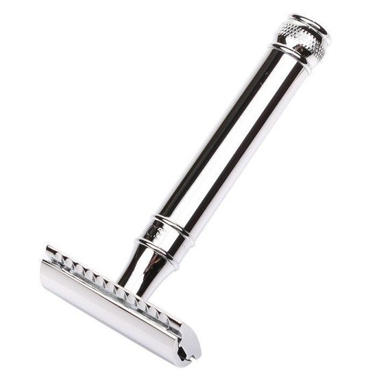 Т-образная бритва (станок) Edwin Jagger DE89BL, хром