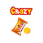 Жевательная резинка кислая Eviza Crazy Orange Flavoured Sugared Gum вкус апельсин 3,5 г