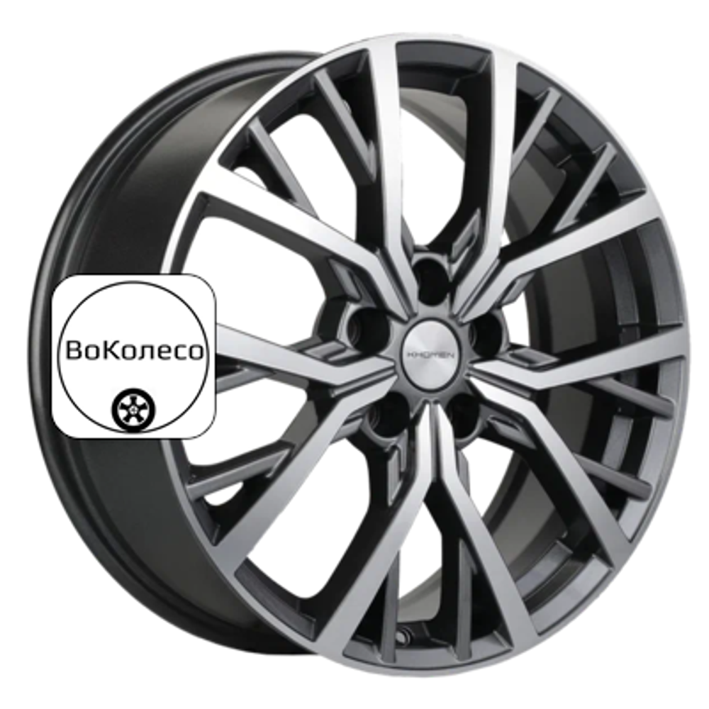 7x18/5x114,3 ET45 D66,1 KHW1806 (Teana/X-trail/Juke) Gray-FP Khomen Wheels