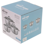 Набор посуды из нержавеющей стали EMMA 3 предмета (3 кастрюли 1,9л, 2,7л, 3,6л), DH14-3