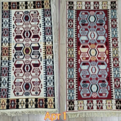 Коврик интерьерный с бахромой VOSTOK 80*150 (двухсторонний)