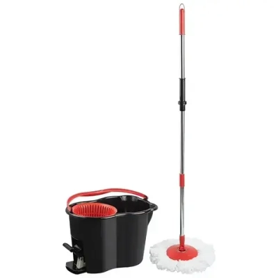 Швабра Торнадо MopM-24 в комплекте с ведром, педальный отжим