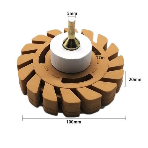 A302 ДИСК ЗУБЧАТЫЙ ДЛЯ СНЯТИЯ СКОТЧА С АДАПТЕРОМ ПОД ДРЕЛЬ 100X25ММ