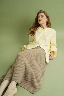 Рубашка с воротником "ромашка", butter