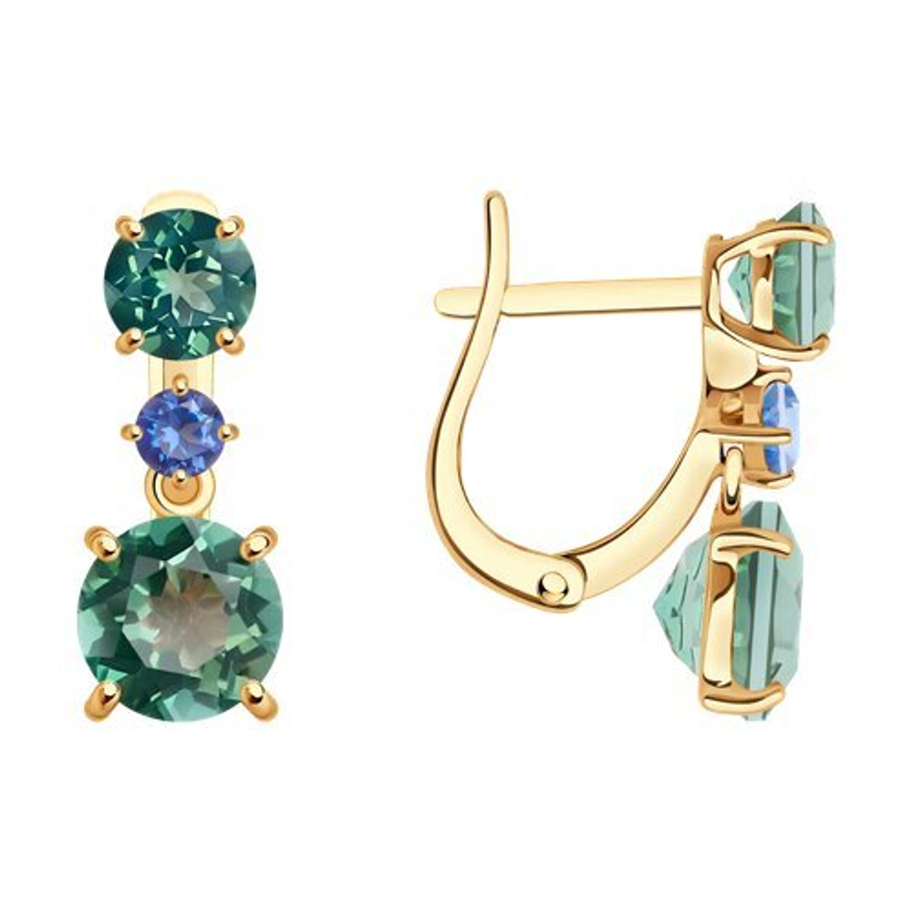 Серьги из золота 585 пробы