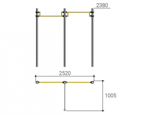 Спортивный комплекс Romana 204.14.00