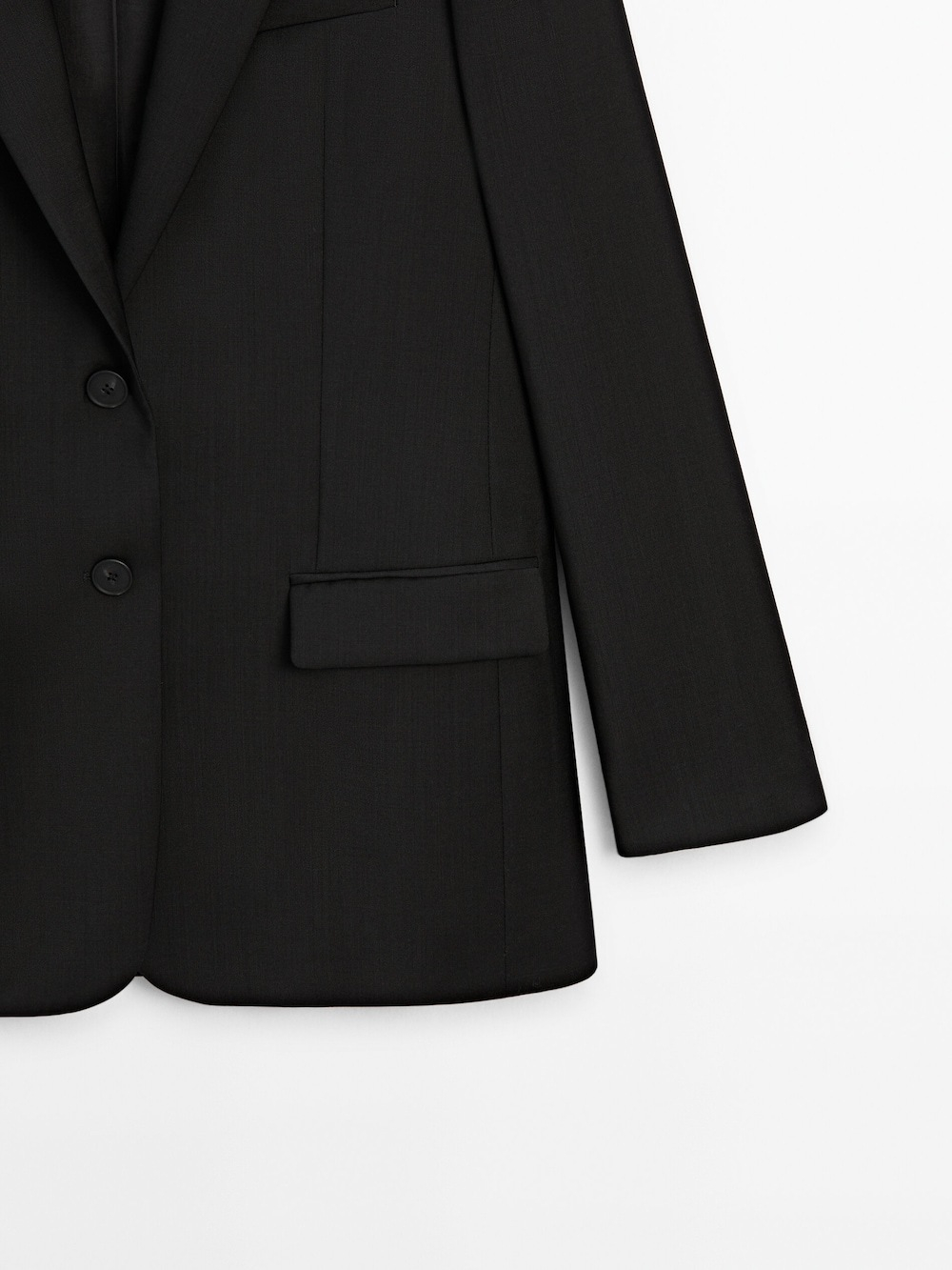 Massimo dutti black blazer top
