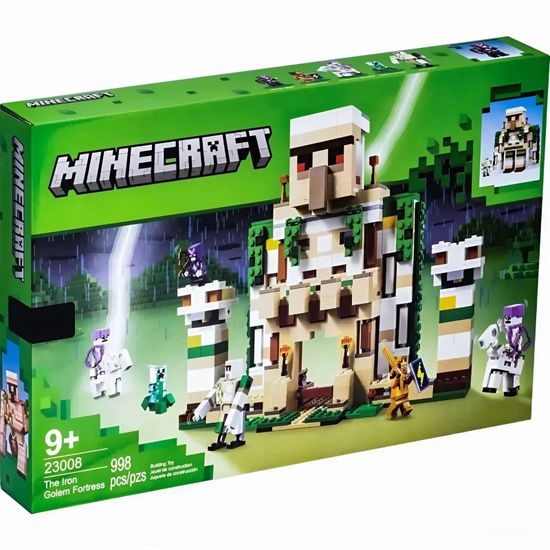 Конструктор Майнкрафт "Крепость Железного Голема", 998 дет.