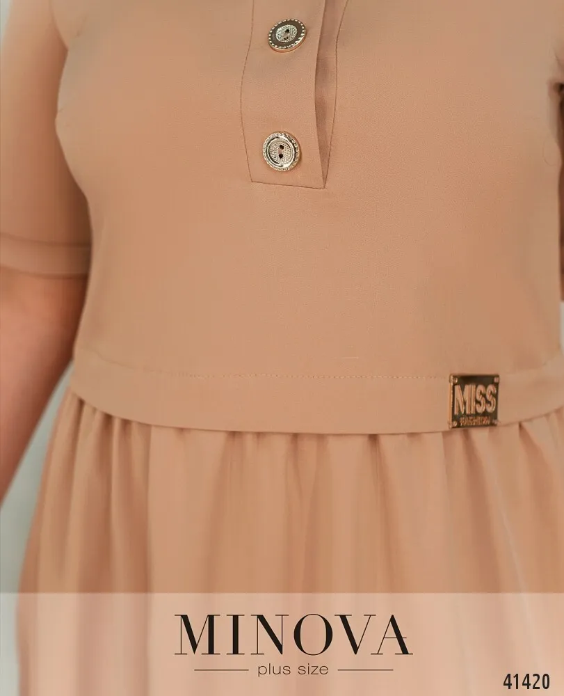 Платье 140-1-карамель Minova