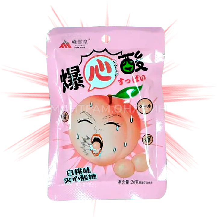 Конфеты FengxueHuang вкус Персик 26 г