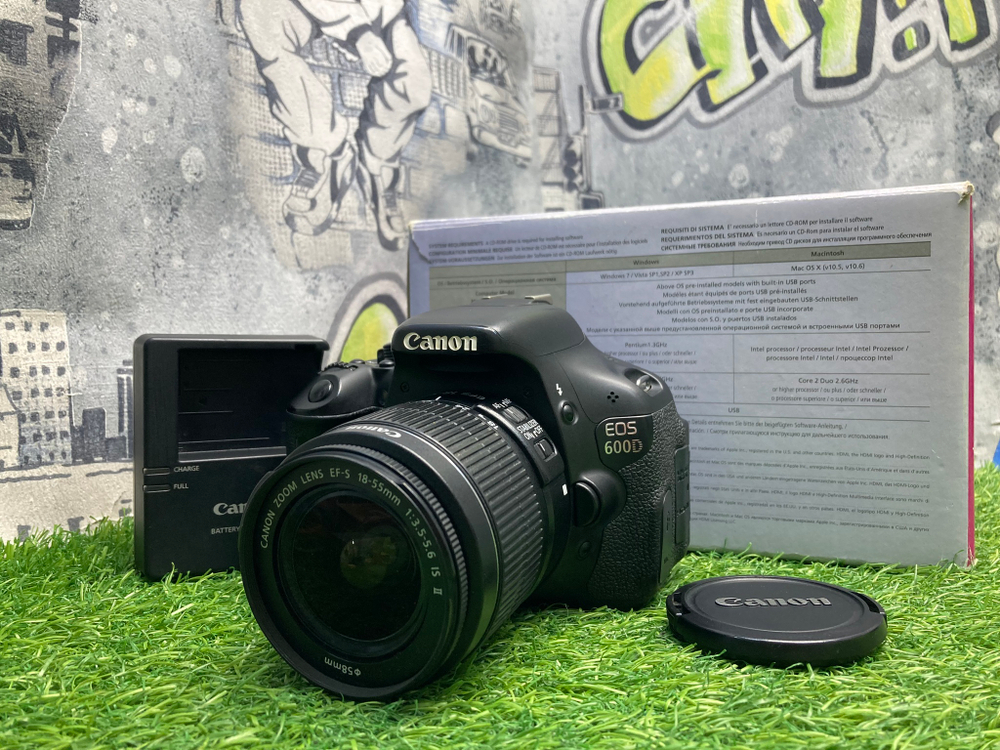 Canon 600D kit 18-55mm 3.5-5.6 IS II 79.400 кадров