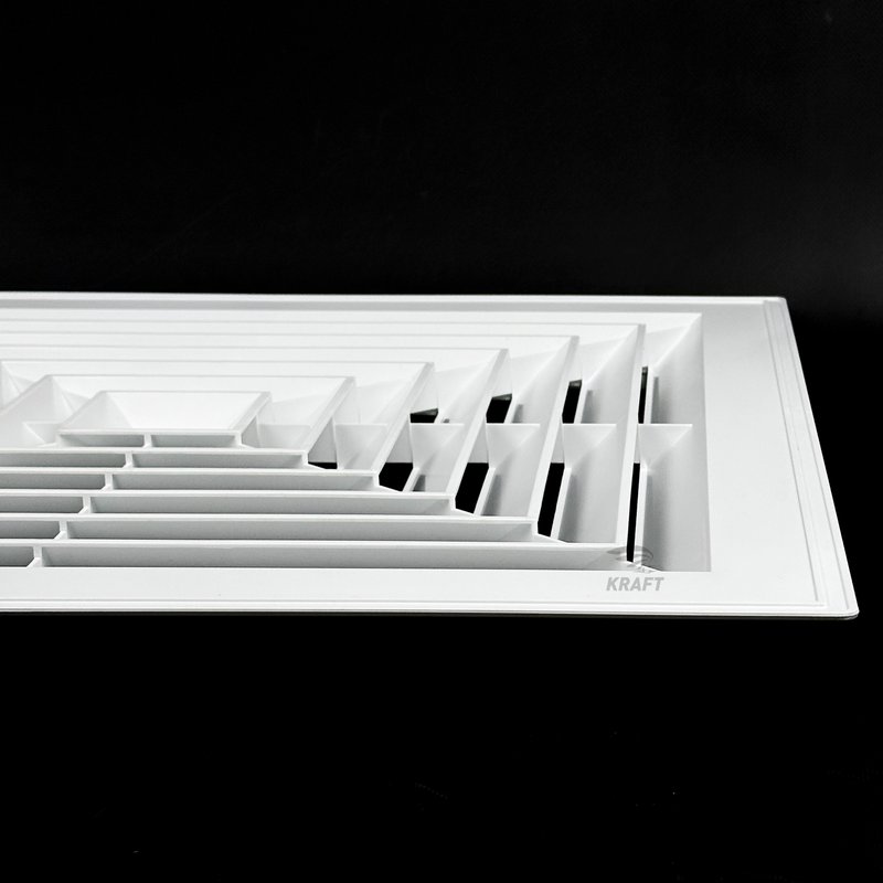 Пластиковая потолочная решётка диффузорного типа 600x600