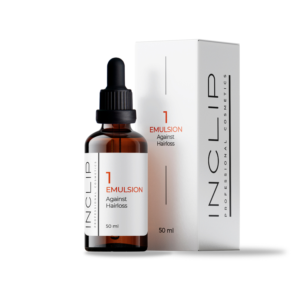 №1 Кислородная эмульсия против выпадения волос Inclip, 50 мл