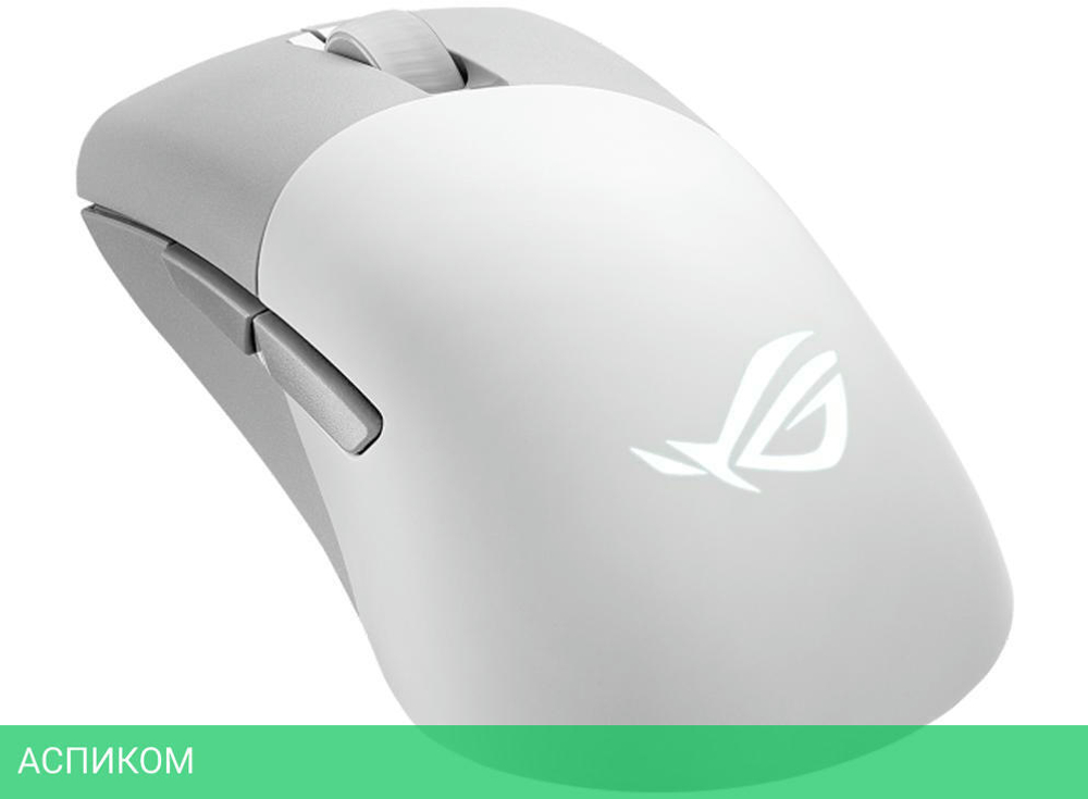 Мышь Asus ROG Keris Wireless AimPoint белый (90MP02V0-BMUA10)