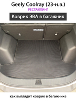 Коврик ЭВА в багажник авто для Geely Coolray I (19-н.в.)