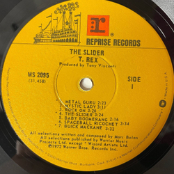 Винтажная виниловая пластинка LP T. Rex The Slider (USA 1972) Baby Boomerang