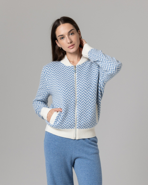 Кашемировый бомбер