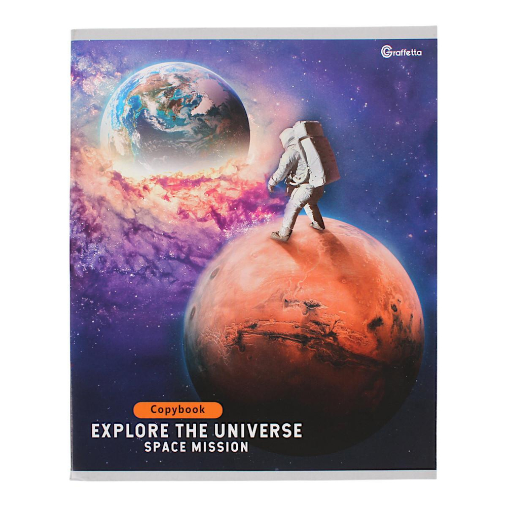 Тетрадь 48л. клетка "Graffetta" (Проф-Пресс)