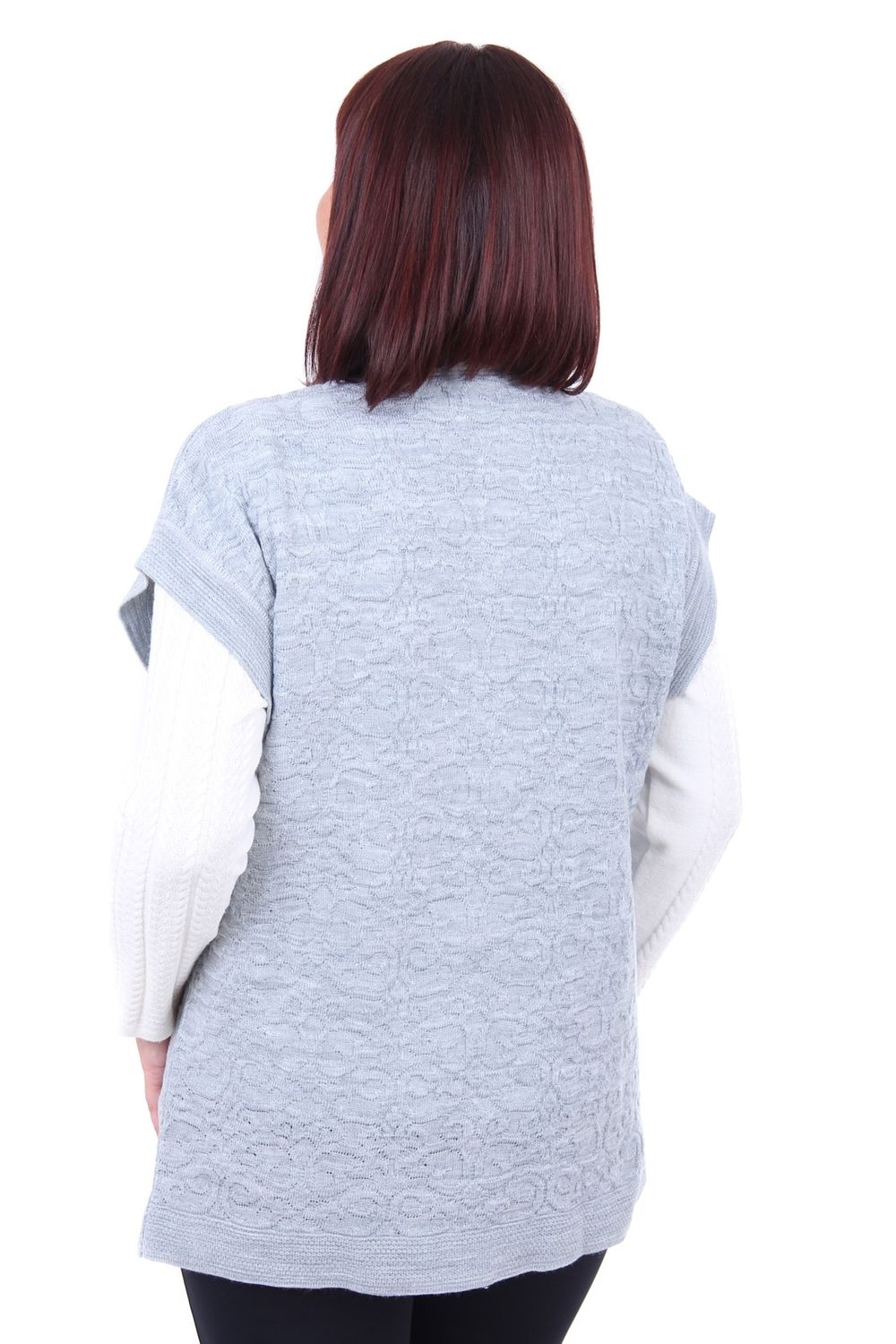 Жилет женский 027 15 (Серый) Olsarri (Акция)