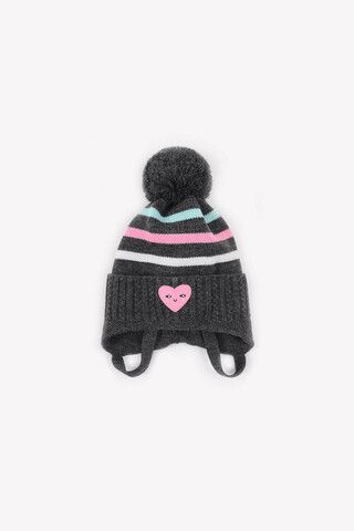 шапка  для девочки  КВ 20336/ш/серый