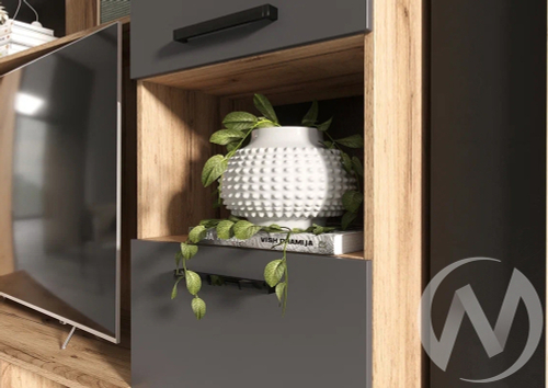 Гостиная Мини-2 (дуб крафт/графит)