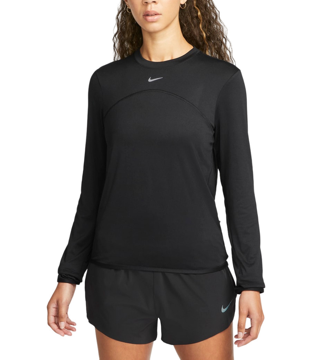 FB4297-010 Лонгслив W NIKE SWIFT ELMNT DF UV CRW TOP