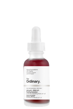 The Ordinary  Кислотный пилинг AHA 30% + BHA 2% Peeling Solution (кровавый пилинг) 30 ml