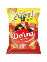 Кукурузные снеки Deluna Рожки со вкусом Чили Тако 85 г