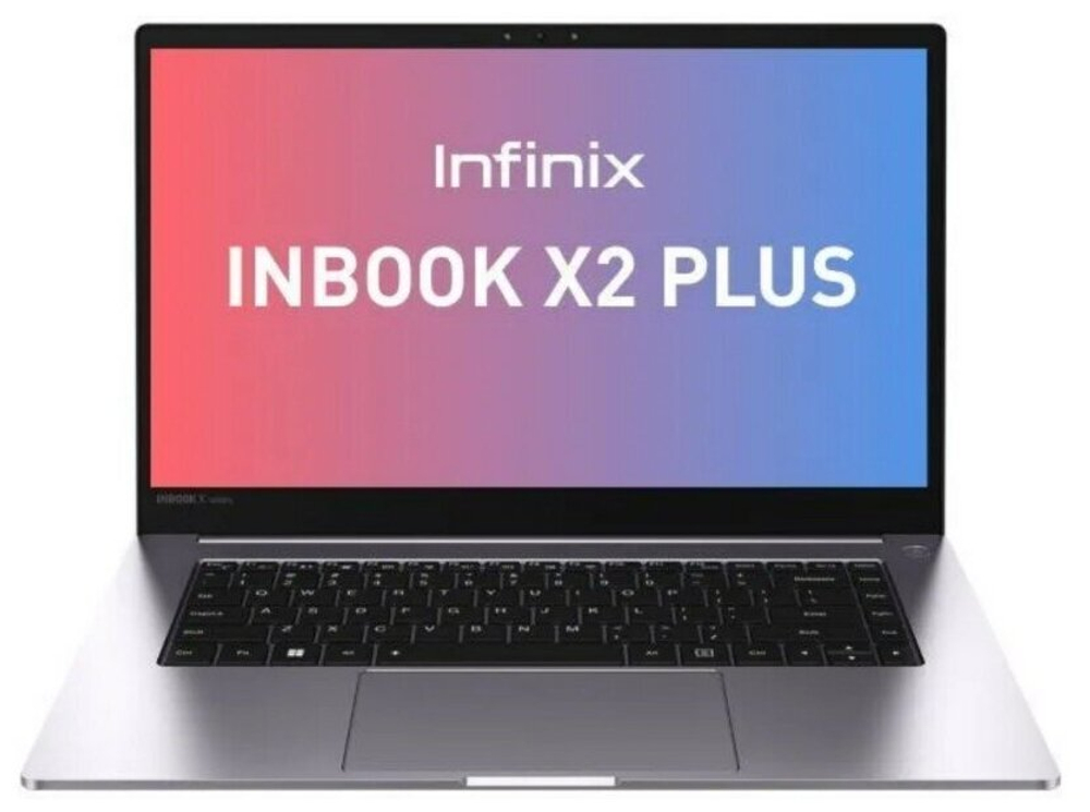 Ноутбук Infinix (71008300762) 15.6" IPS FHD Inbook X2 PLUS-11th (XL25) (Core i7 1195G7/16Gb/512Gb SSD/VGA int/W11) grey