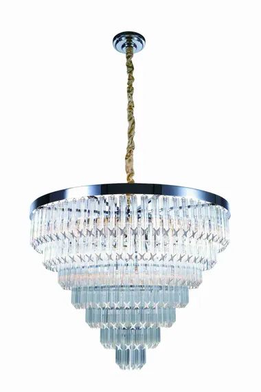 5731R/18 CHROME+CLEAR (1) Люстра (в 2-х коробках) NW