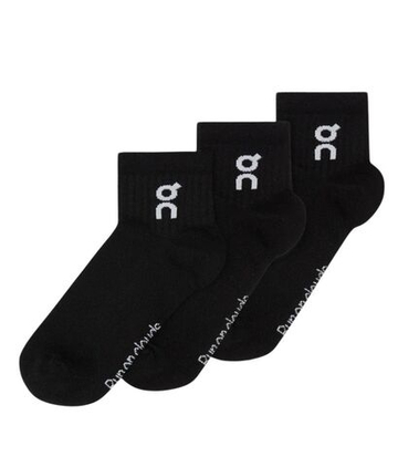 Теннисные носки On Logo Mid 3P - black