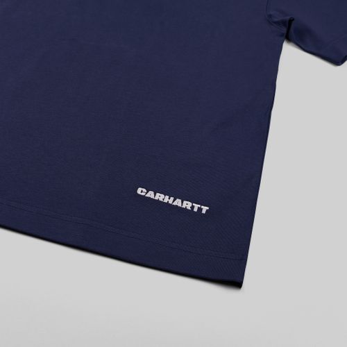 Футболка мужская Carhartt WIP Link Script артикул:I031373_blue - купить в магазине Дайс