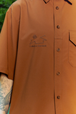 Рубашка Called a Garment Hikercore Shirt "Bear Brown"