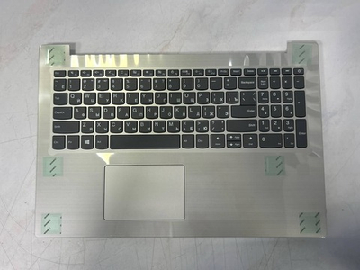 Верхняя панель с клавиатурой (топкейс) для ноутбука Lenovo ideapad 330-15ARR 81D2 раскладка - русская, без подсветки, серый, с тачпадом и динамиками (5CB0R26432), оригинал