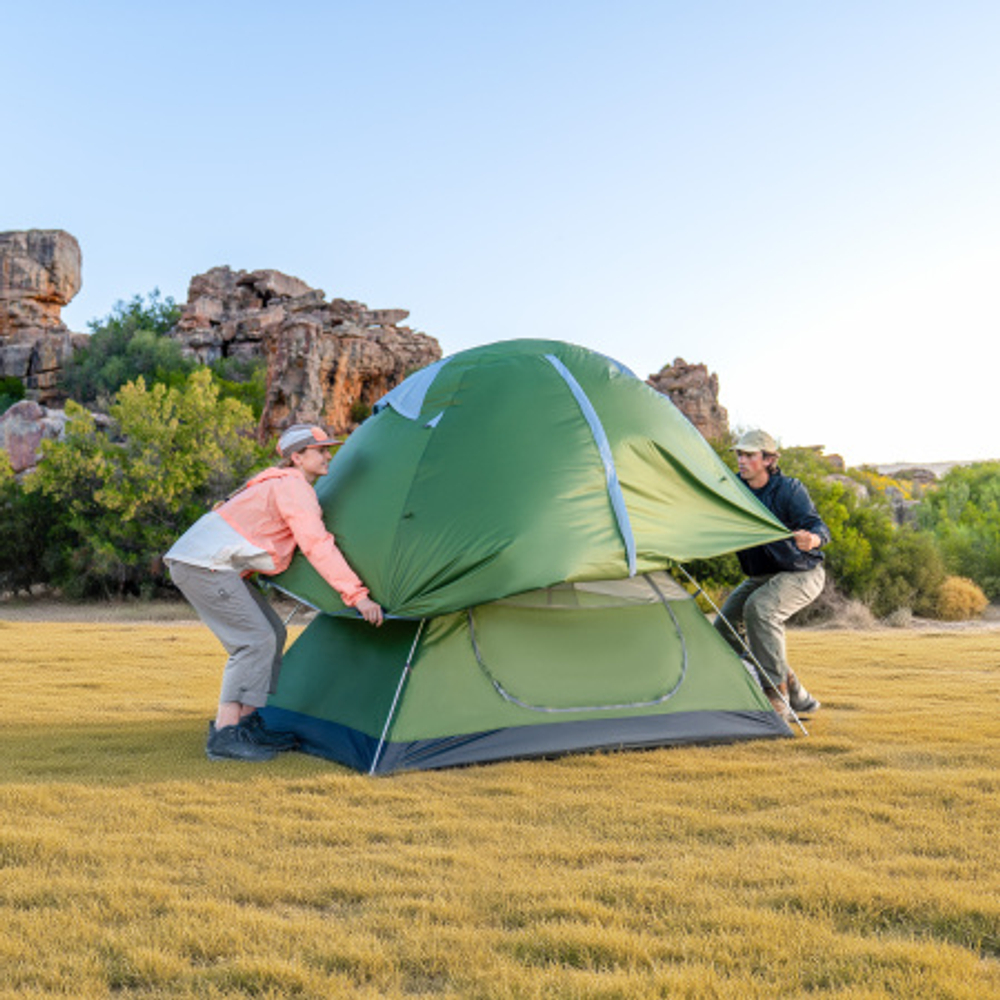 Палатка Naturehike Bleik Series 2-местная, тип А, алюминиевый каркас, зеленая, артикул CNK2550WS038-2FGRA Под заказ.