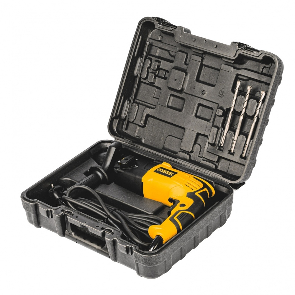 Перфоратор электрический RH-750-24, SDS-plus, 750 Вт, 2.5 Дж, 3 режима Denzel