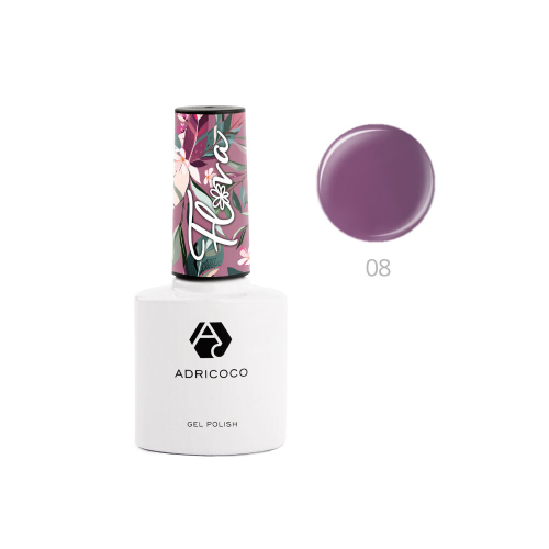 Гель-лак ADRICOCO FLORA №08, (8 мл.)