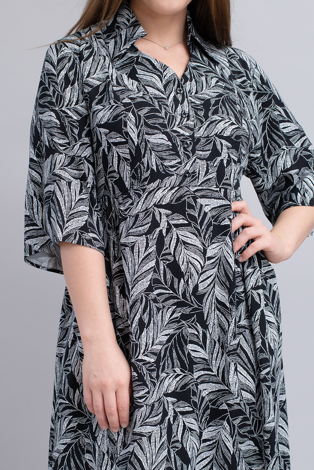 Платье женское 3672АП, черный #40Ч053672АП